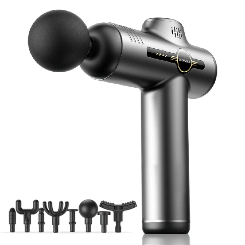(image for) KONKA A9 Professional Massage Gun Electric Shock Muscle Relaxation Vibration Fitness Massager For Body Neck Ladies Home Travel Fascia Gun